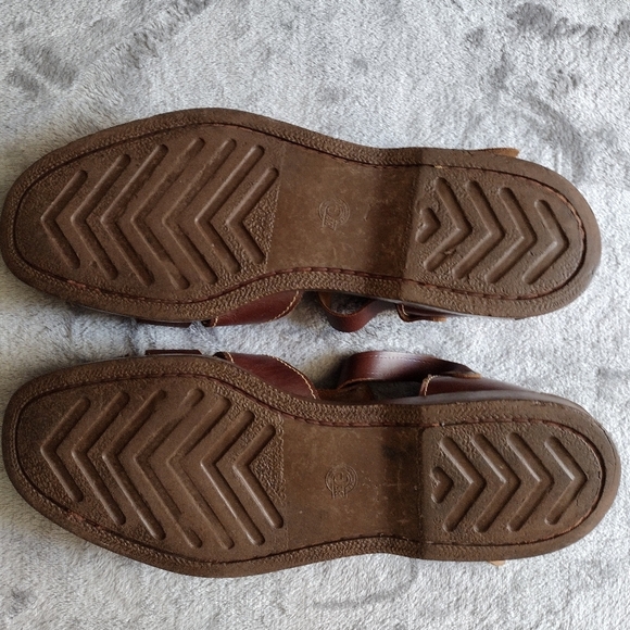 Vintage BF Goodrich Woven Sandals, Leather Arch Comfort Brown, Men's Size 10 - Picture 5 of 8